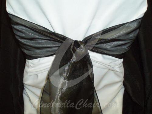 Black Organza