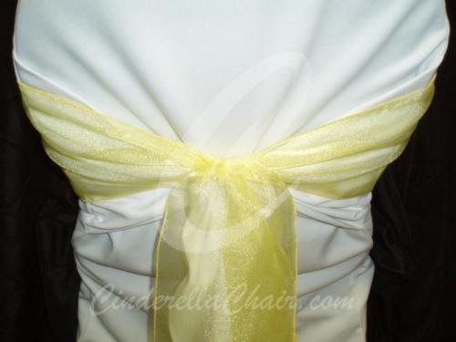 Canary Yellow Organza