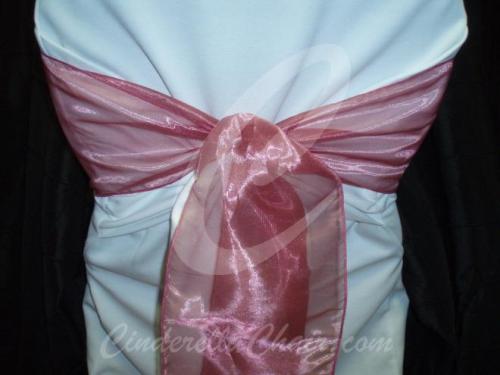 Dusty Rose Organza