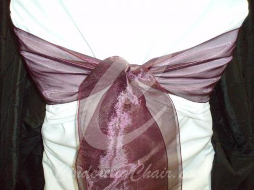 Eggplant Organza