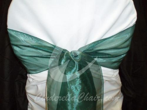 Hunter Green Organza