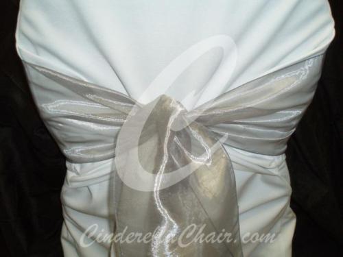 Pewter Organza