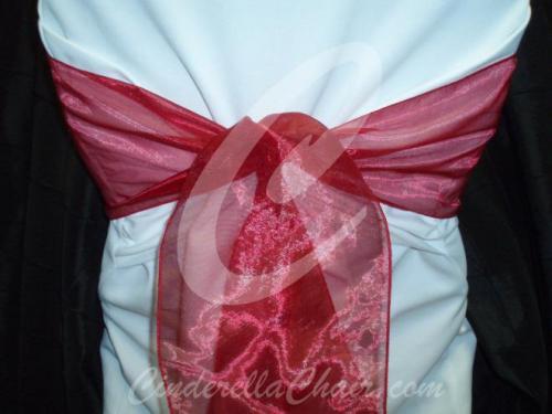 Scarlett Red Organza