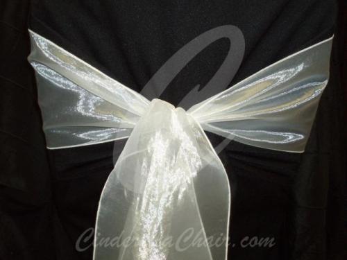 White Crystal Organza